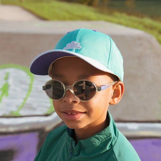 casquette enfant baseball vert nuage