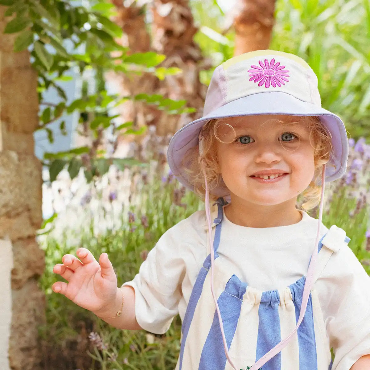 chapeau enfant camper hat fleur