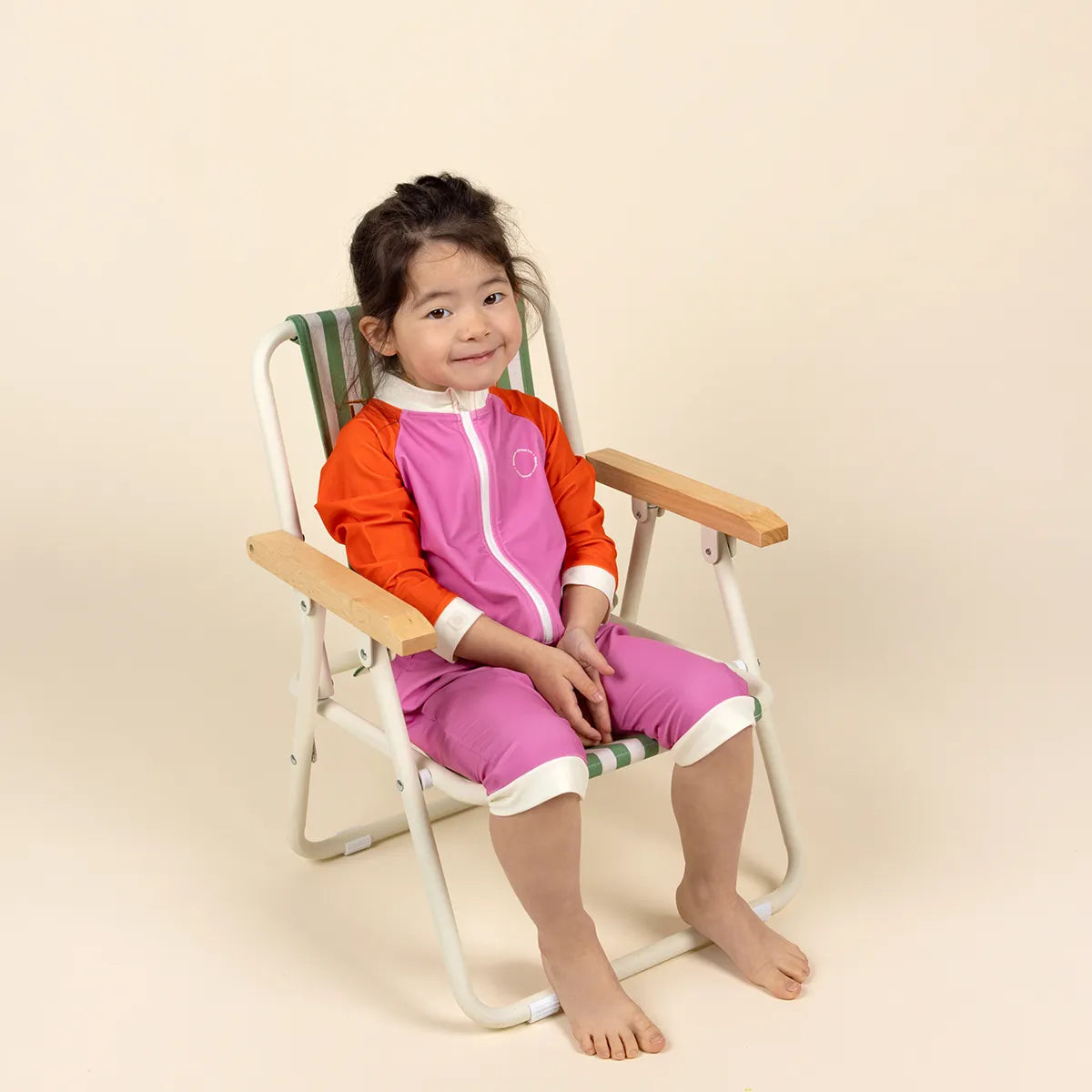 combishort anti uv bebe rose