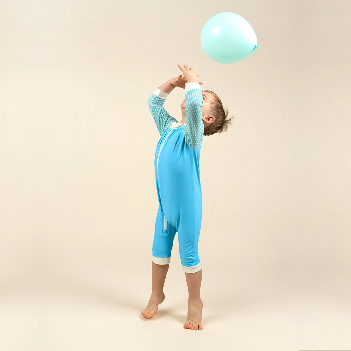 combishort anti uv bebe bleu