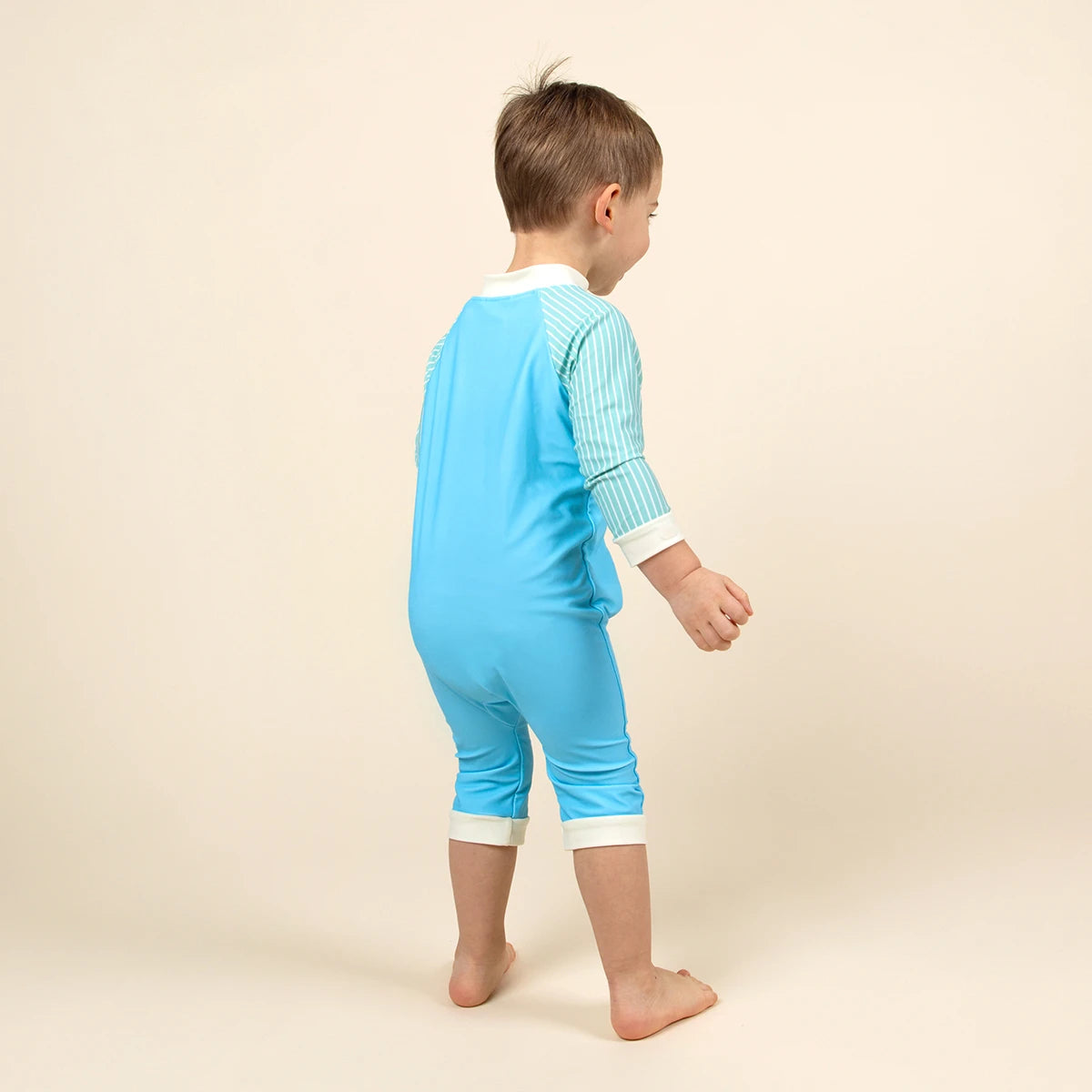 combishort anti uv bebe bleu