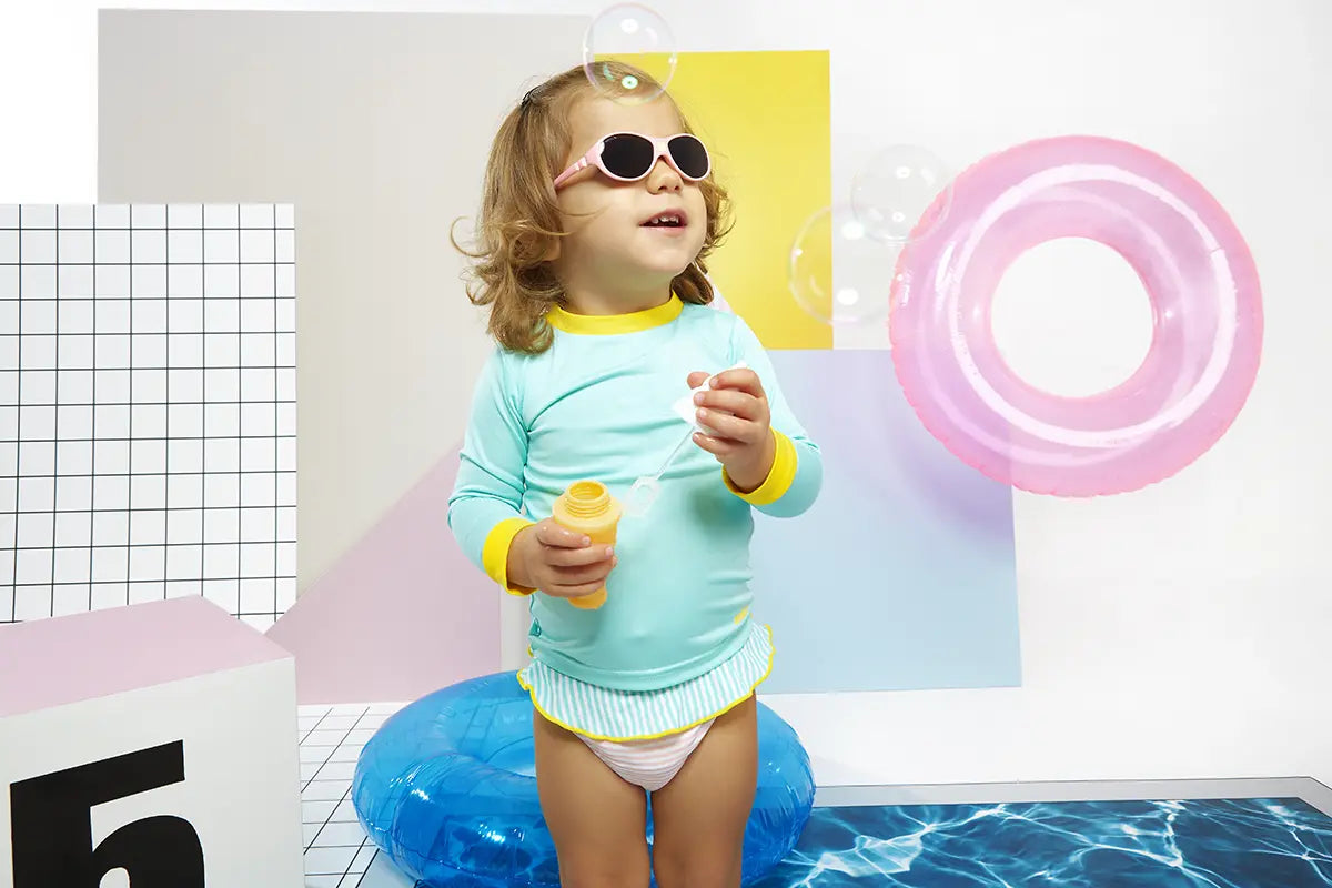 Culotte de bain portée par fille