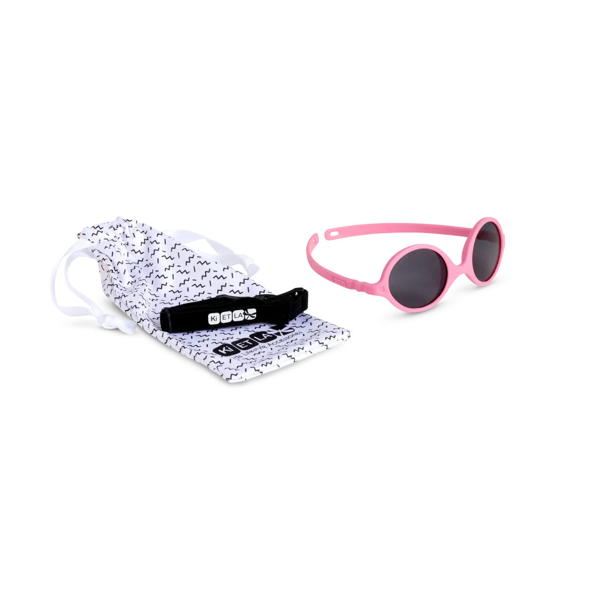 packshot lunettes de soleil bébé diabola pivoine
