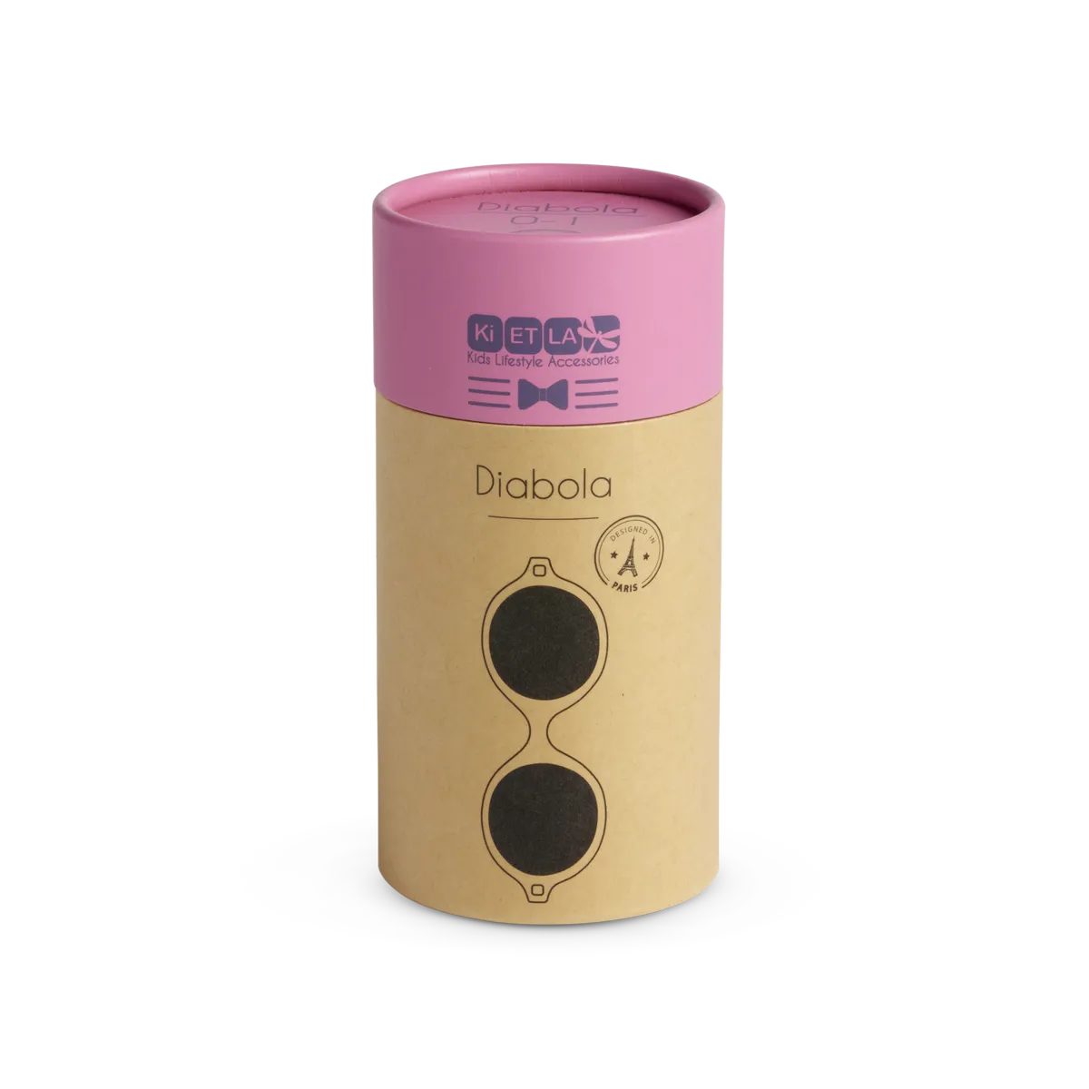 packshot lunettes de soleil bébé diabola pivoine