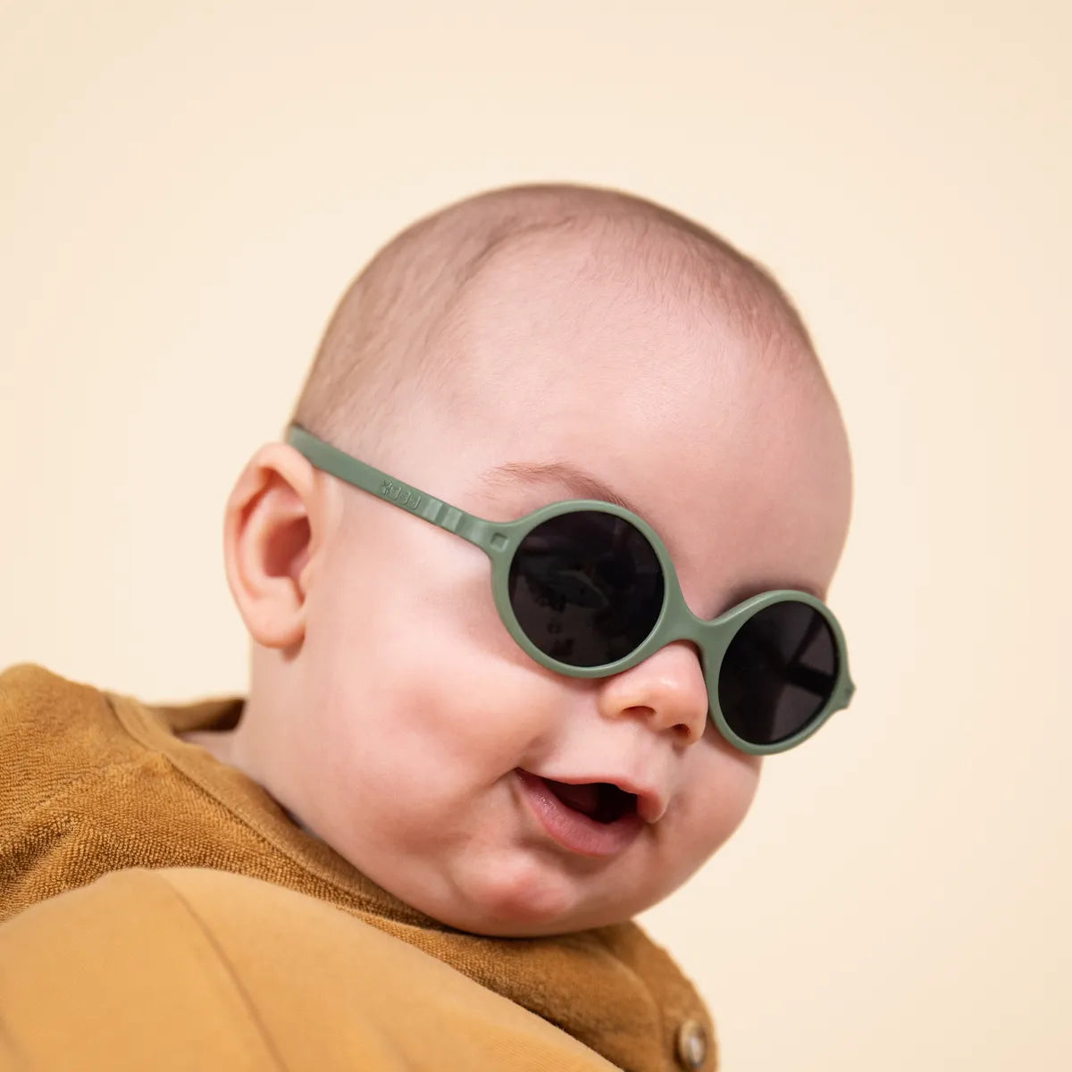 lunettes de soleil bébé diabola kaki