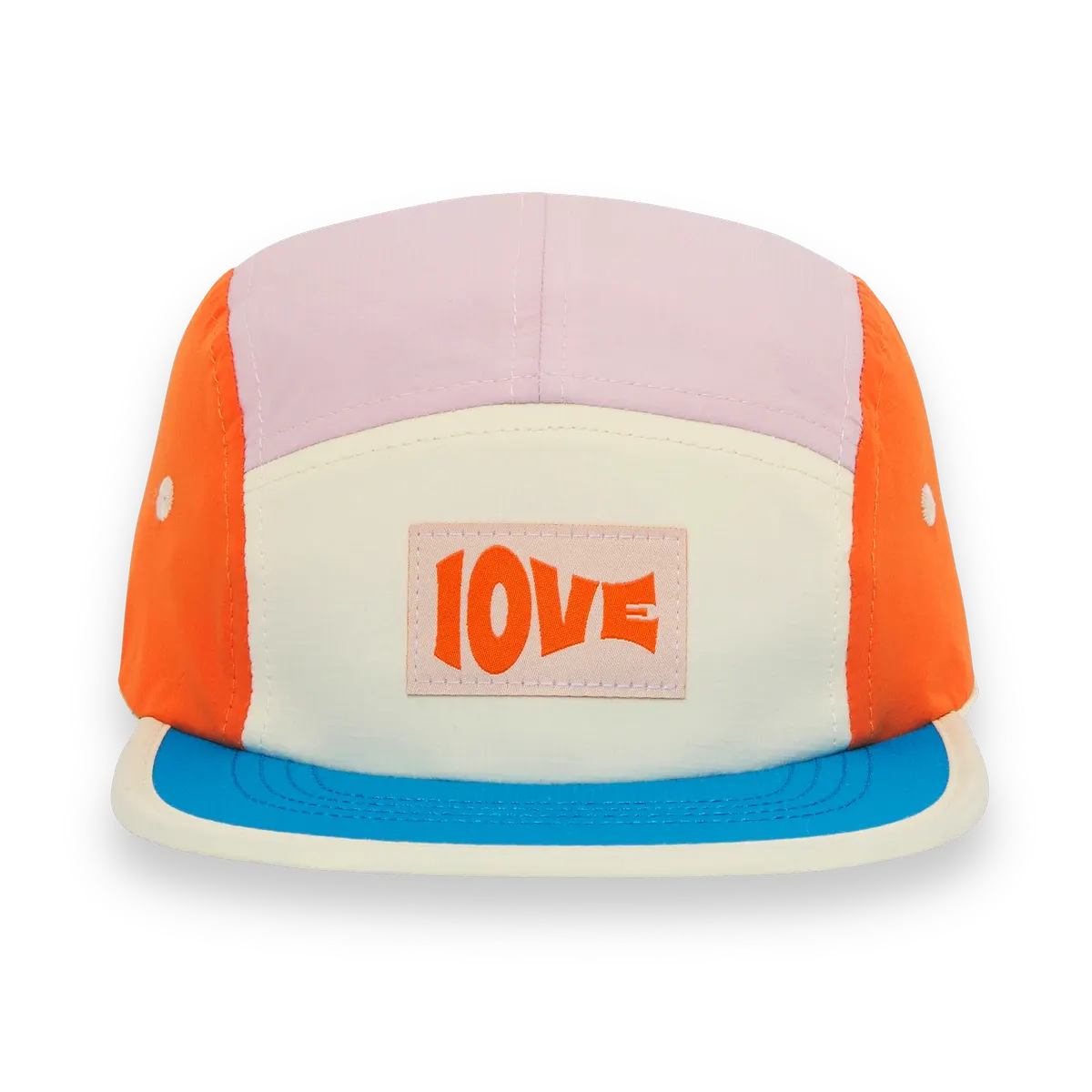 packshot casquette enfant 5panel rose love