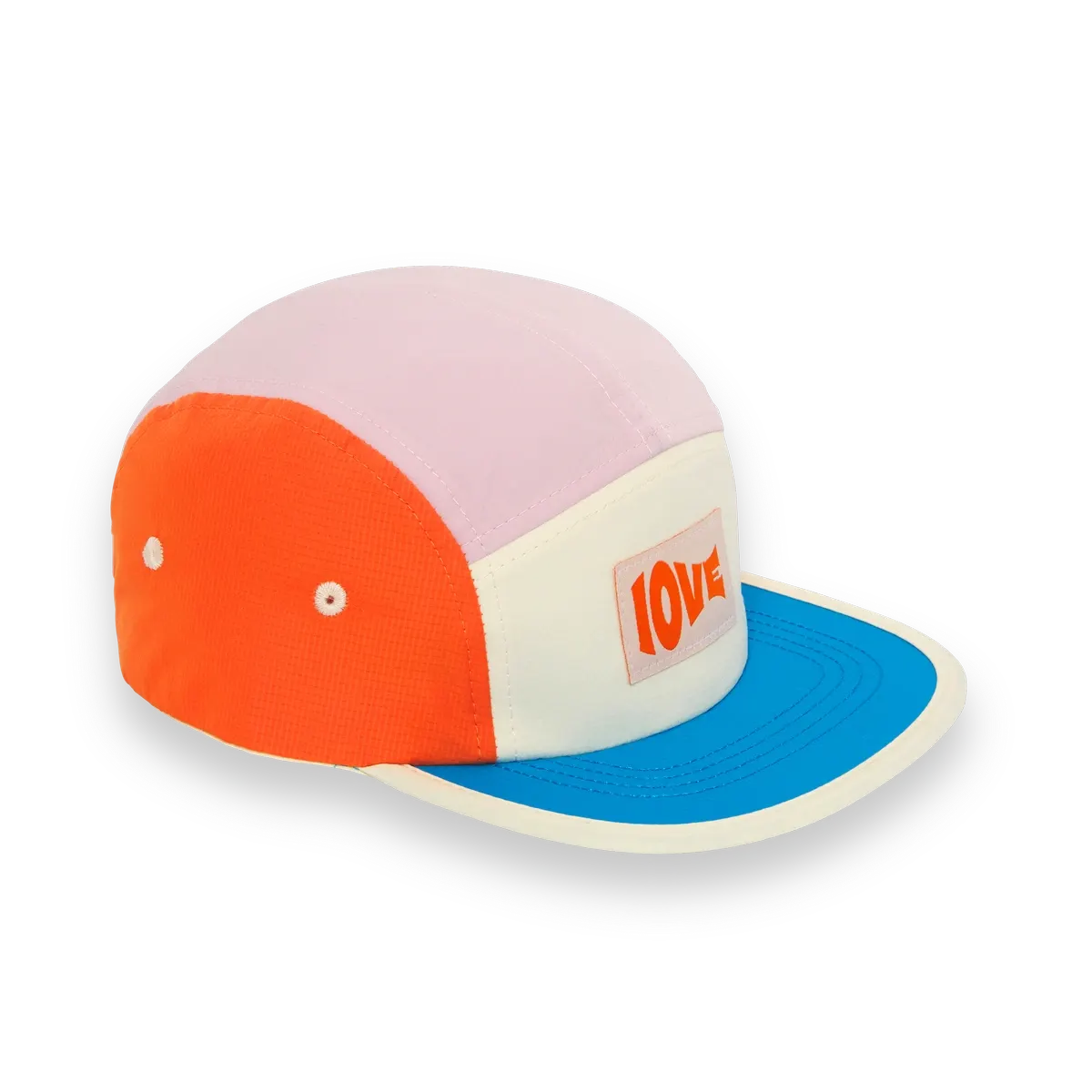 packshot casquette enfant 5panel rose love