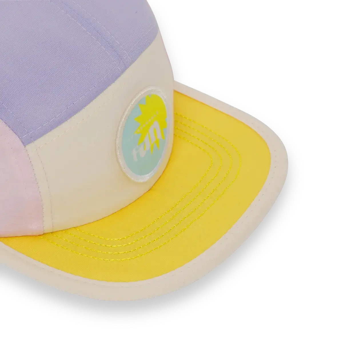 packshot casquette enfant 5panel violet personnalisable