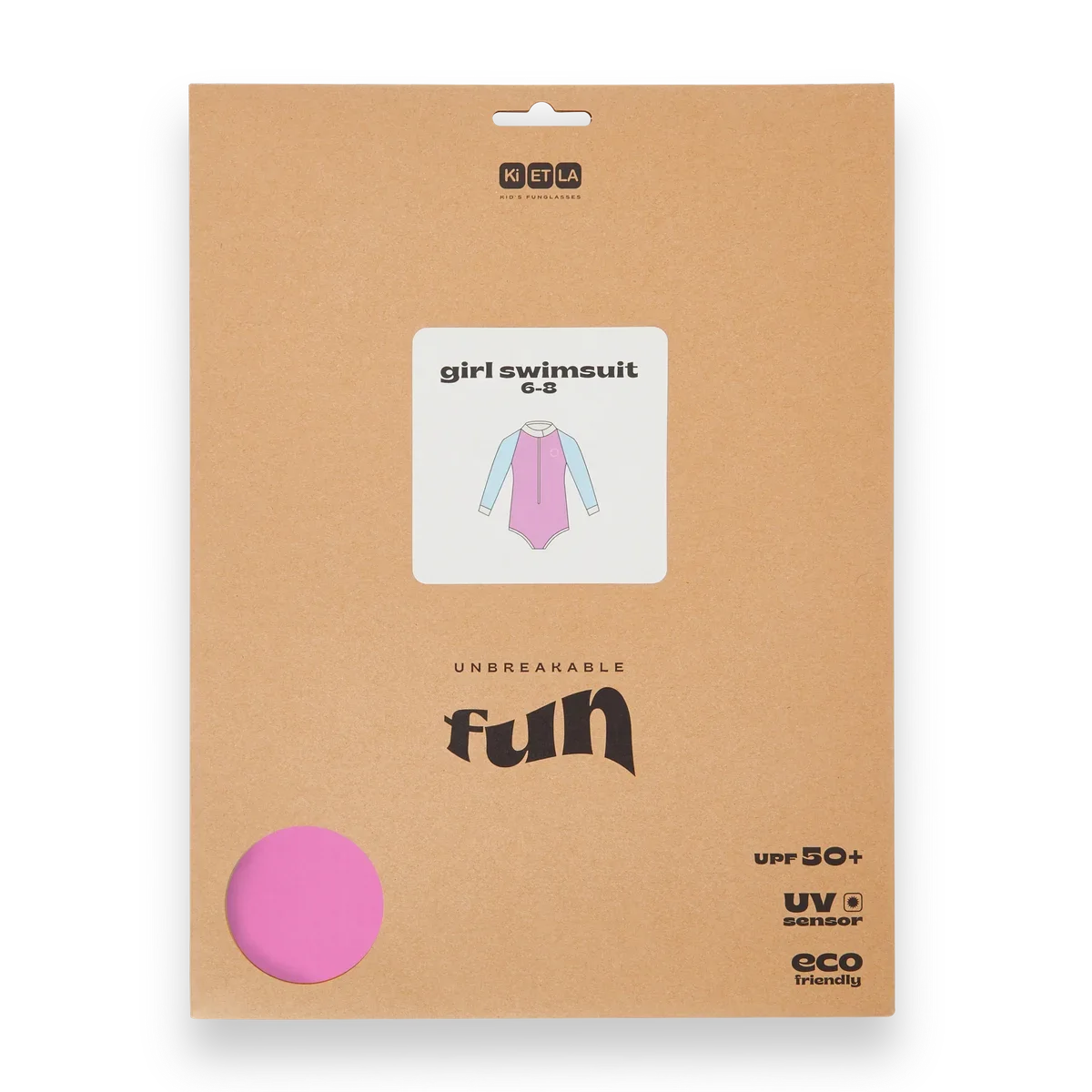 packshot maillot une piece fille rose bleu