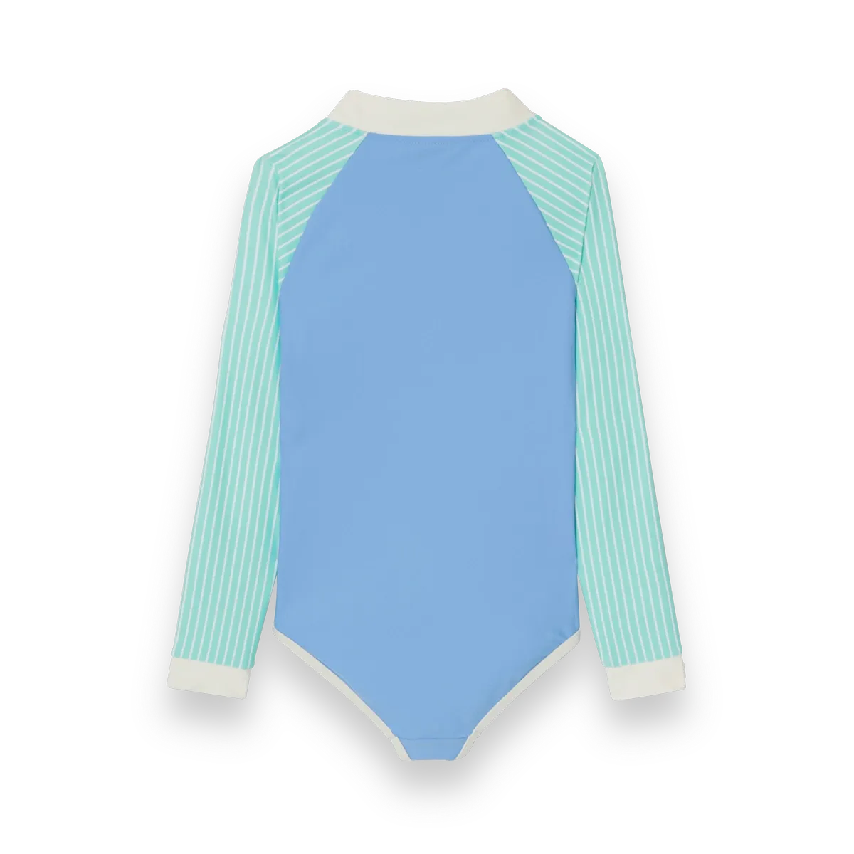 packshot maillot une piece fille bleu