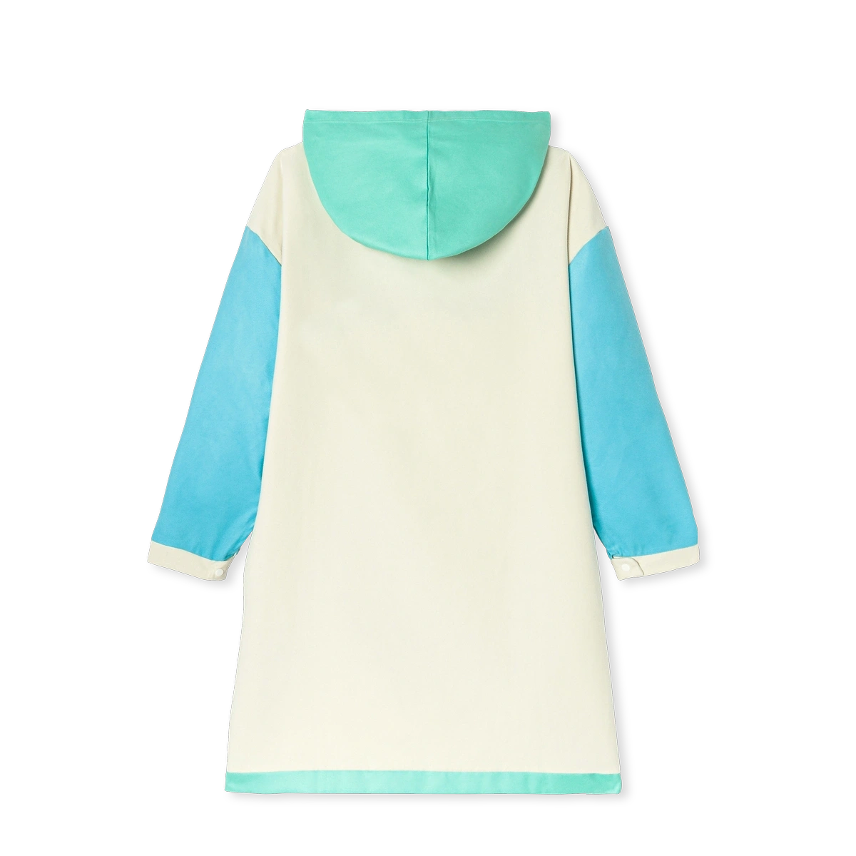 packshot poncho plage enfant bleu