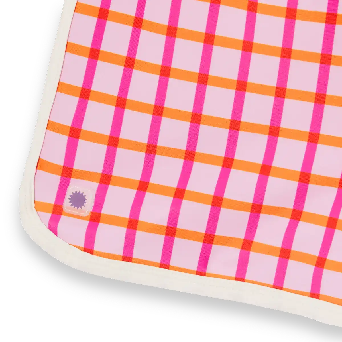 packshot short de bain anti-uv enfant tartan