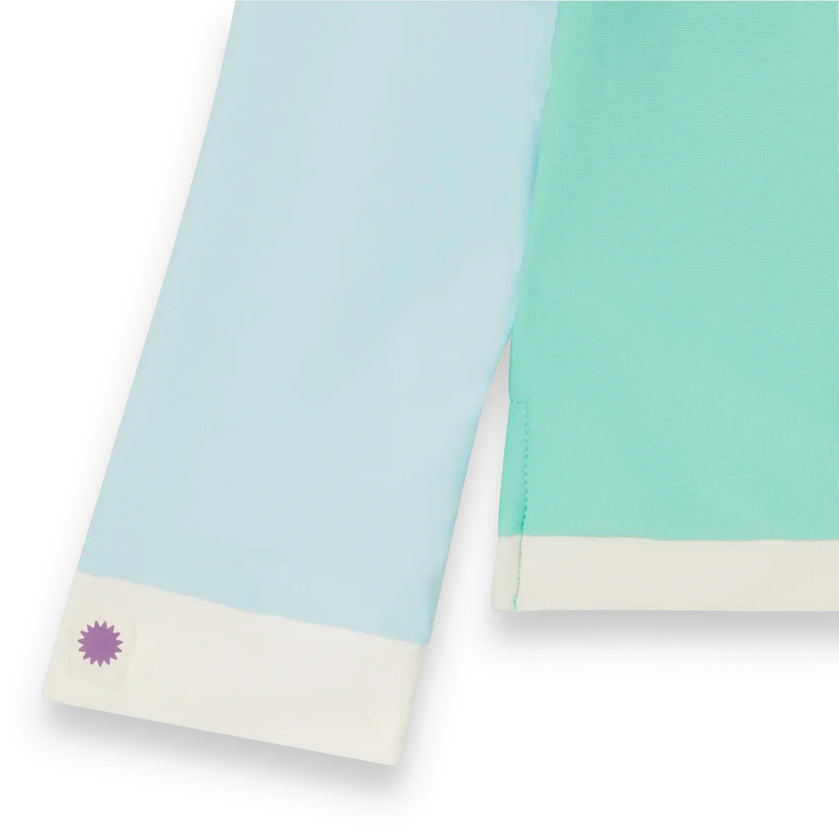 packshot tshirt anti uv enfant bleu vert