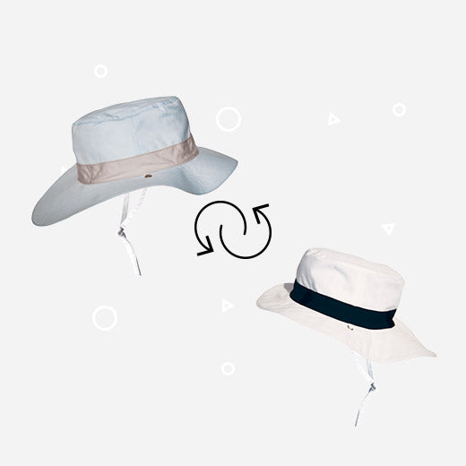 packshot kapel bleu ciel reversible