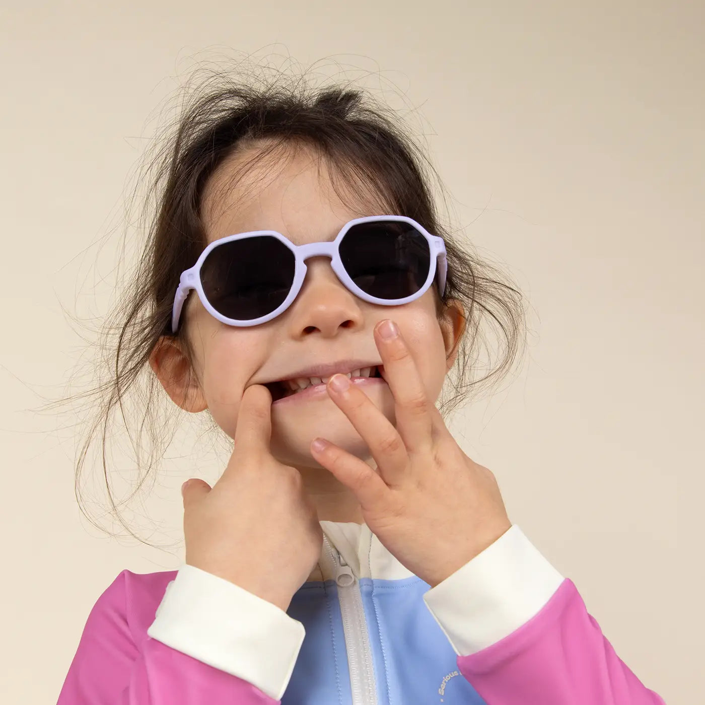 lunettes de soleil enfant oozz lavande