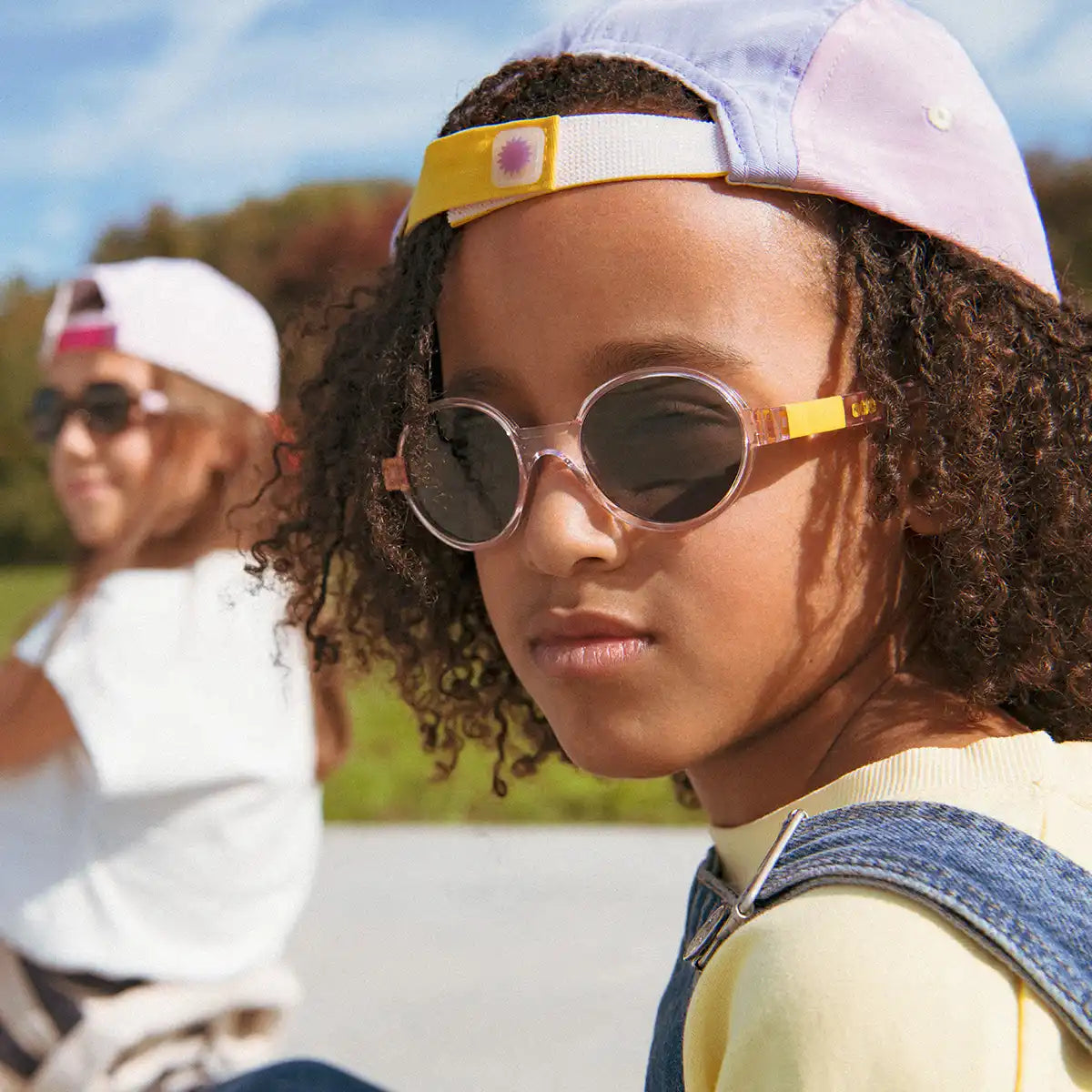 lunettes de soleil enfant pop rose