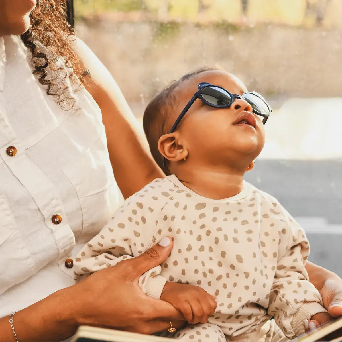 lunettes de soleil bébé enfant ourson bleu elysée