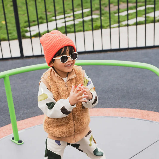 lunettes de soleil enfant bébé wazz ivoire