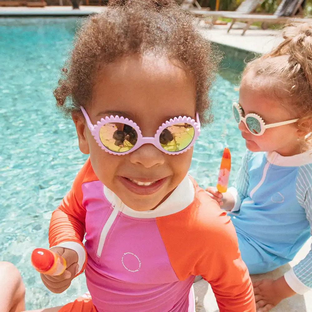 lunettes de soleil fleur verveine bebe enfant