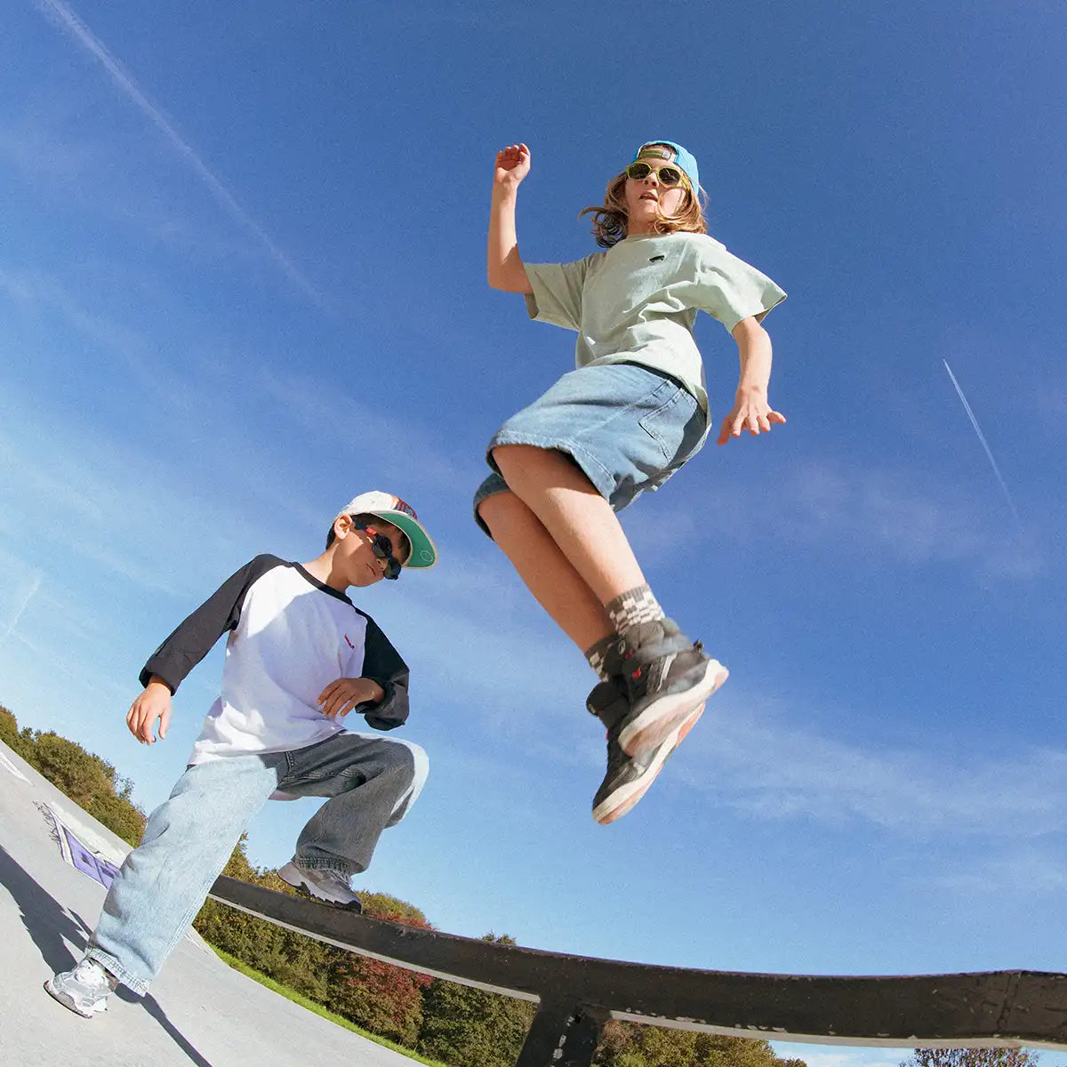 lunettes enfant pop bleu marine