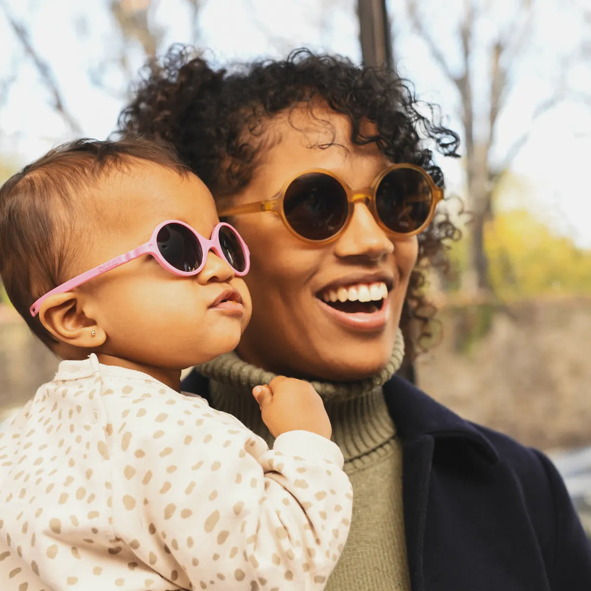 lunettes de soleil bébé diabola pivoine