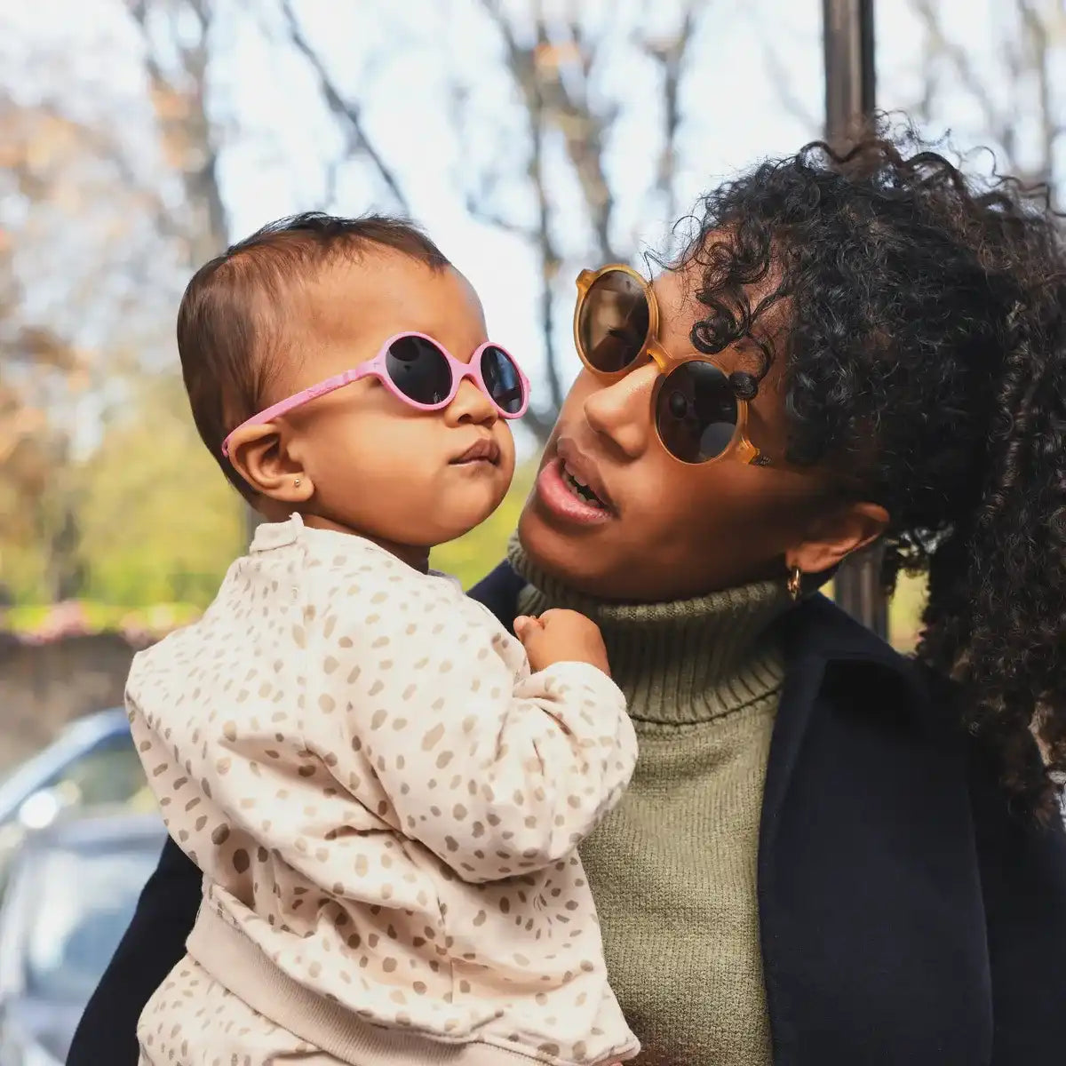 lunettes de soleil bébé diabola pivoine