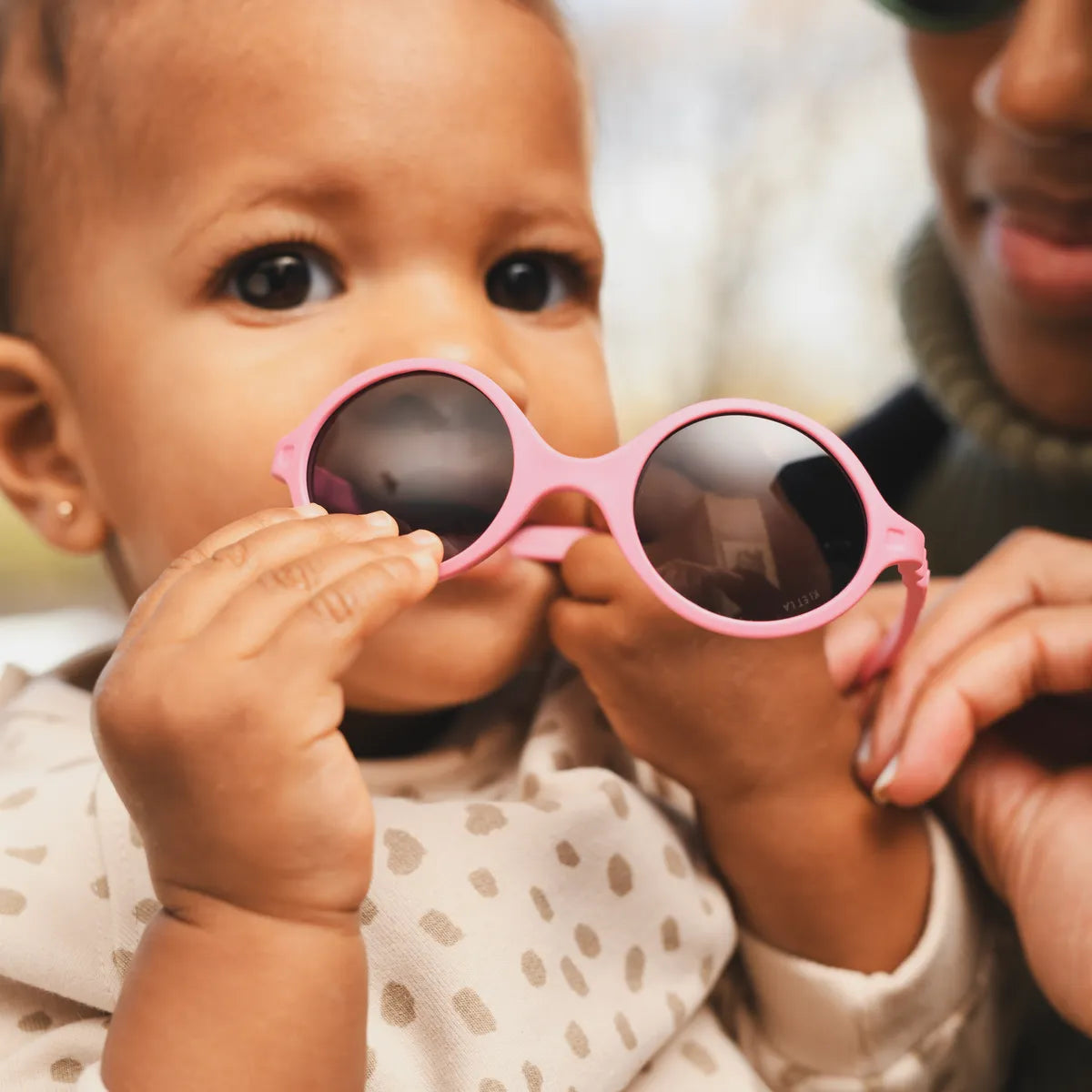 lunettes de soleil bébé diabola pivoine