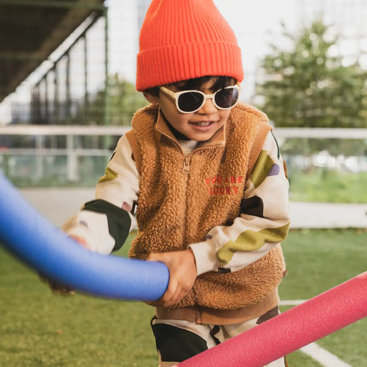 lunettes de soleil enfant bébé wazz ivoire