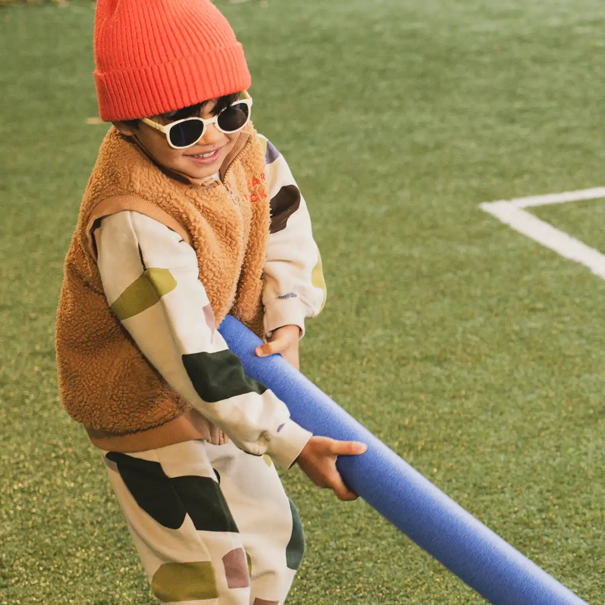 lunettes de soleil enfant bébé wazz ivoire