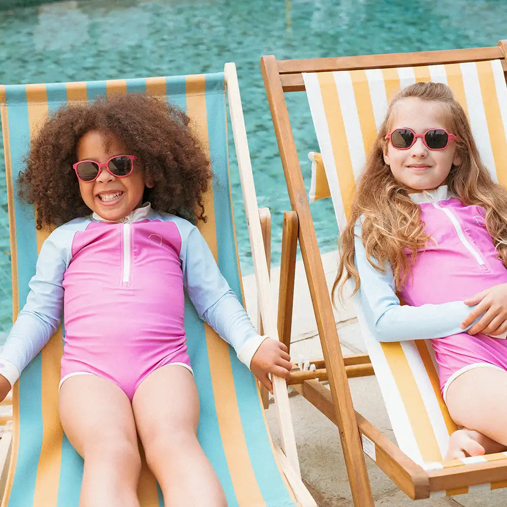 lunettes de soleil enfant wazz framboise