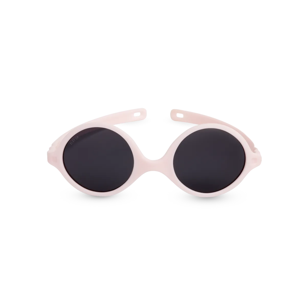 packshot lunettes de soleil bébé diabola rose pale