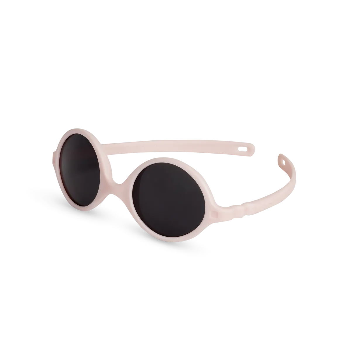 packshot lunettes de soleil bébé diabola rose pale