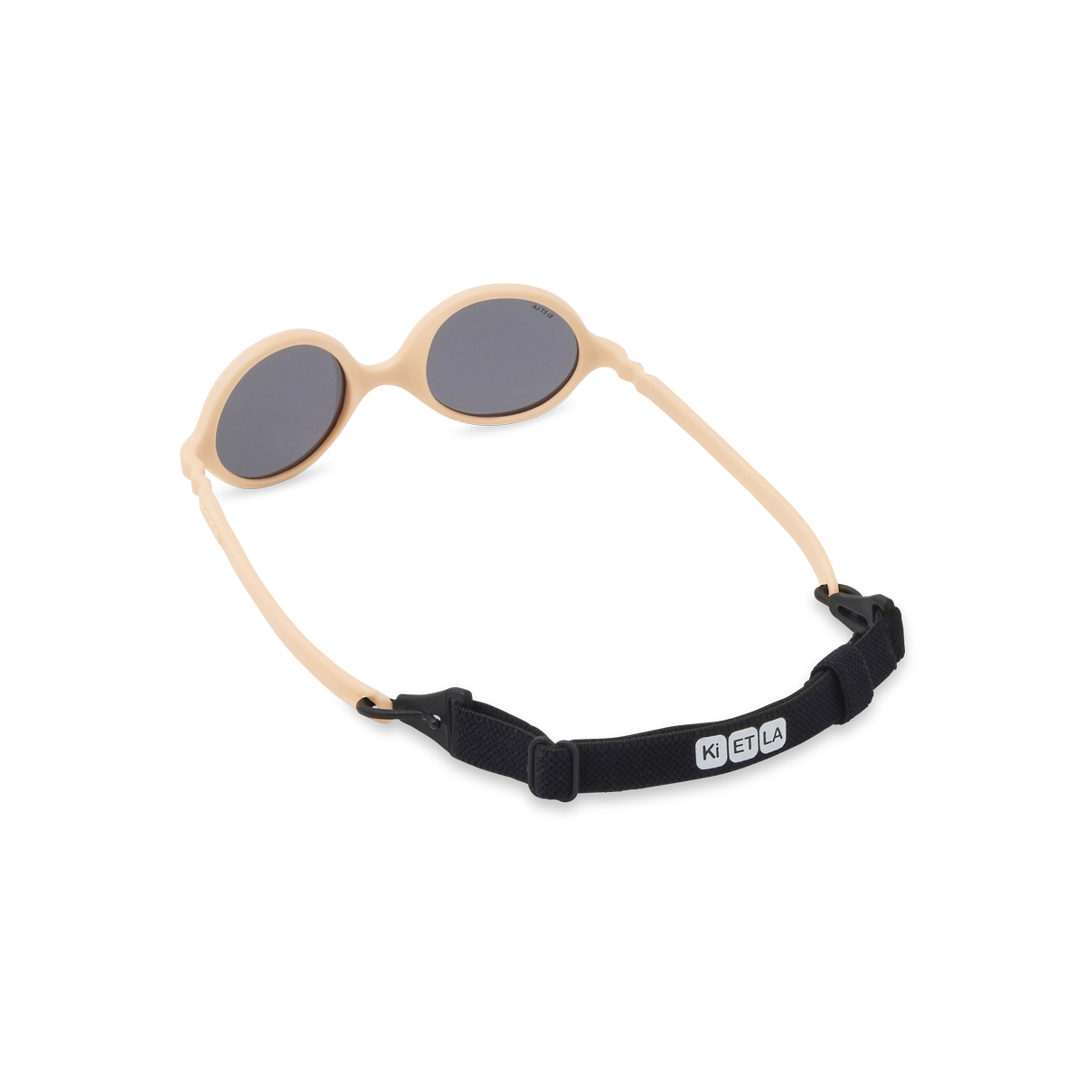 packshot lunettes de soleil bébé diabola abricot