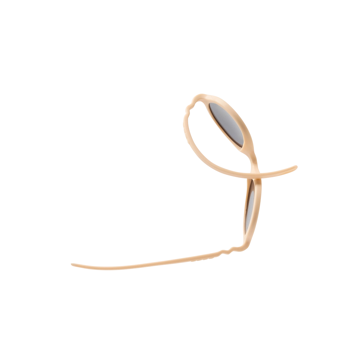 packshot lunettes de soleil bébé diabola abricot