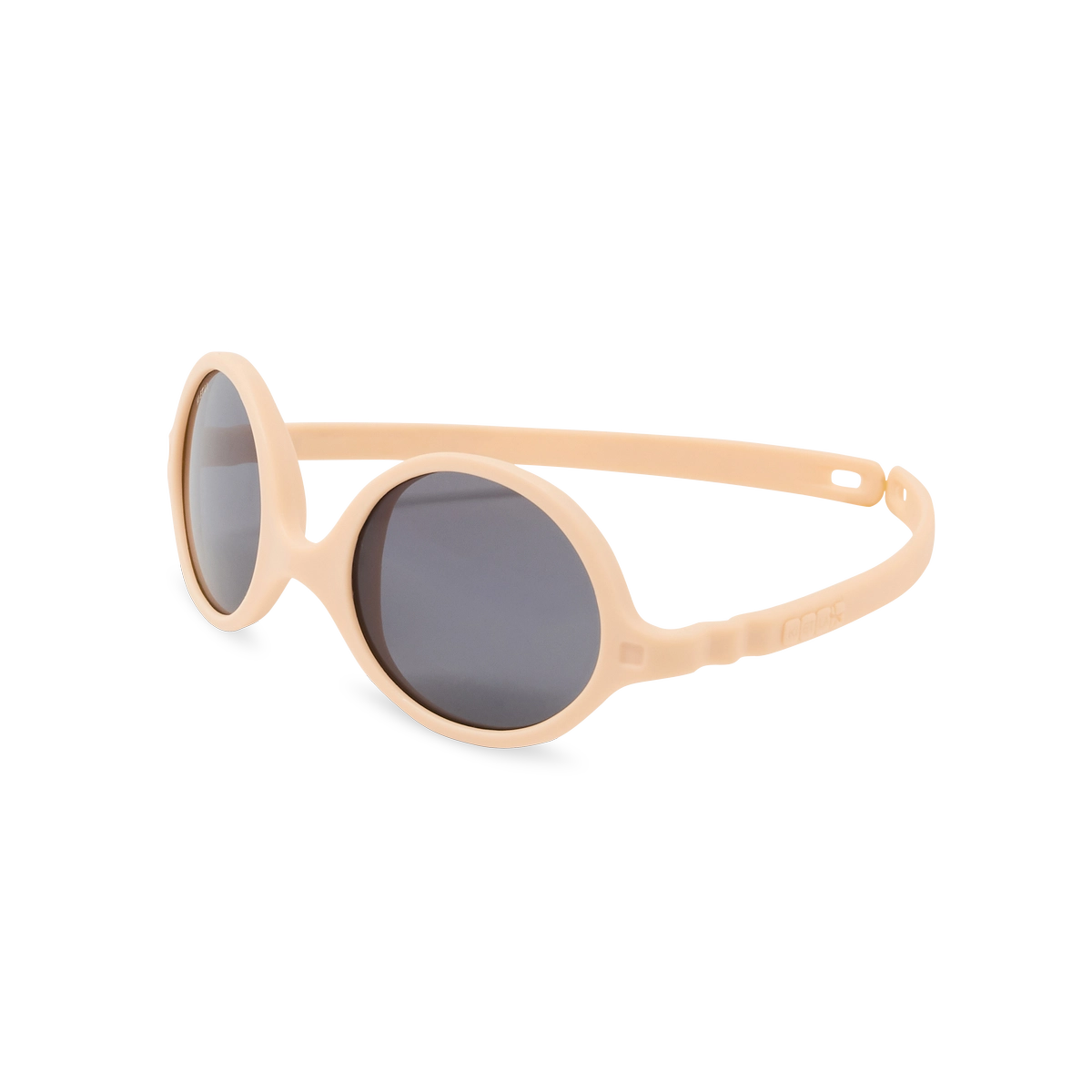 packshot lunettes de soleil bébé diabola abricot