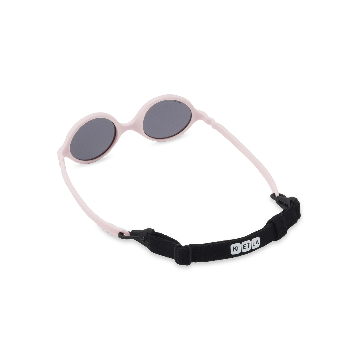 packshot lunettes de soleil bébé diabola rose pale