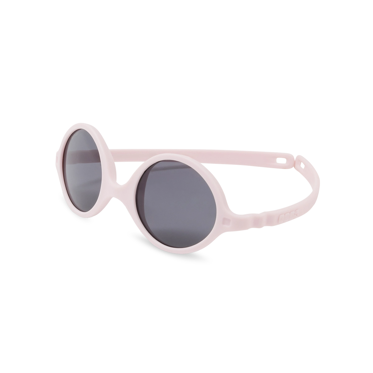 packshot lunettes de soleil bébé diabola rose pale