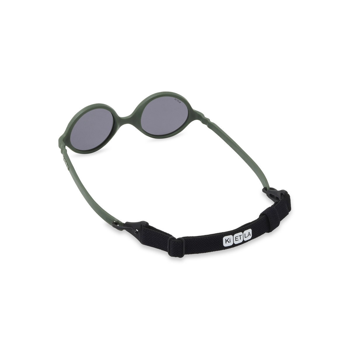 packshot lunettes de soleil bébé diabola kaki