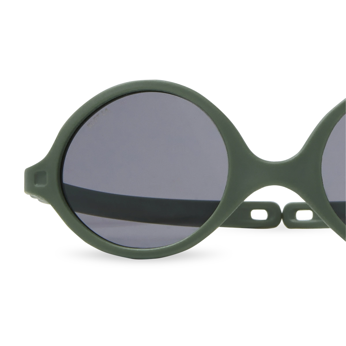 packshot lunettes de soleil bébé diabola kaki