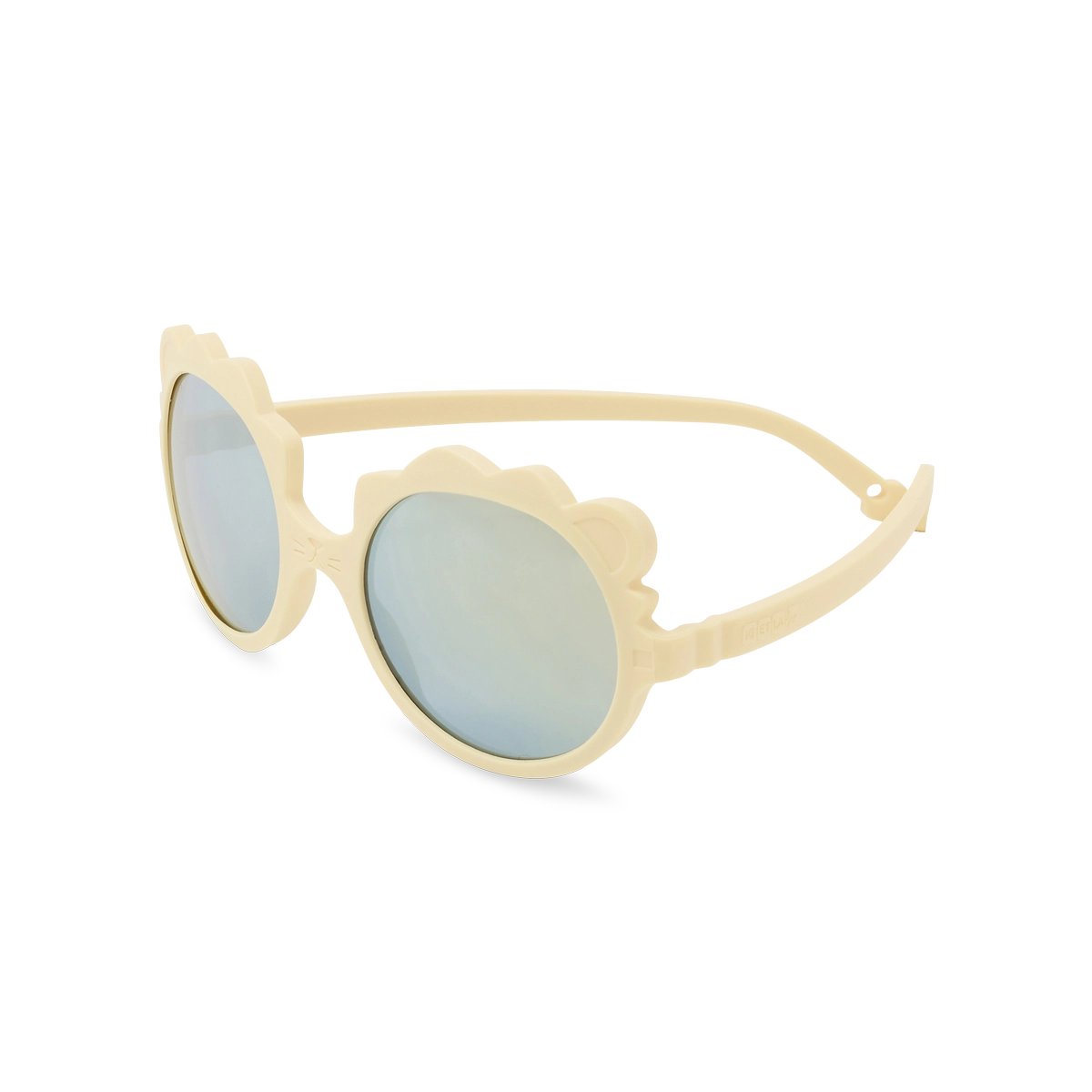packshot lunettes de soleil bébé enfant lion vanille