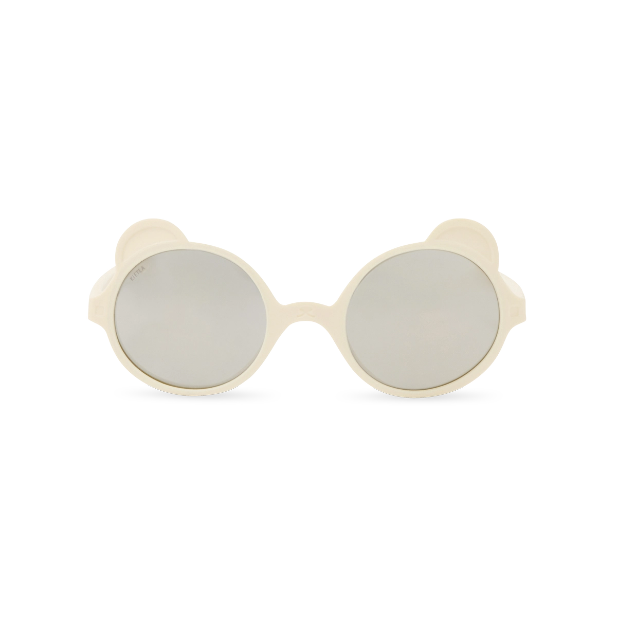 packshot lunettes de soleil bébé enfant ourson  creme