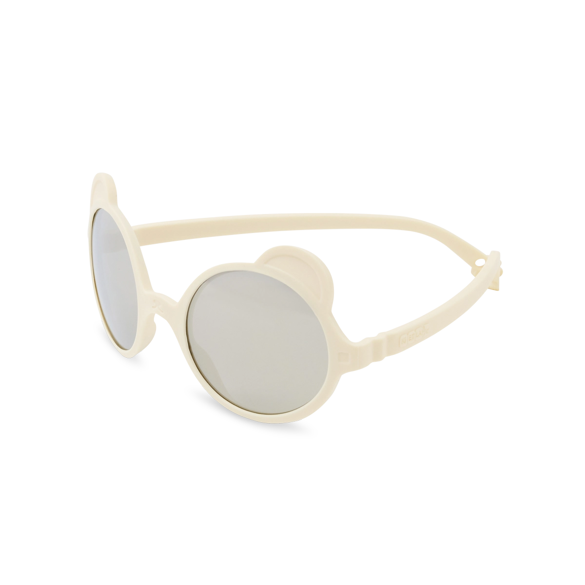 packshot lunettes de soleil bébé enfant ourson  creme