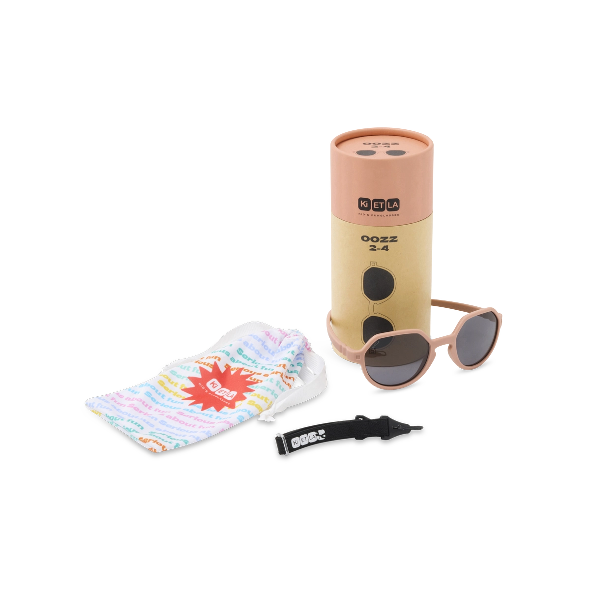 packshot lunettes de soleil enfant oozz aubepine