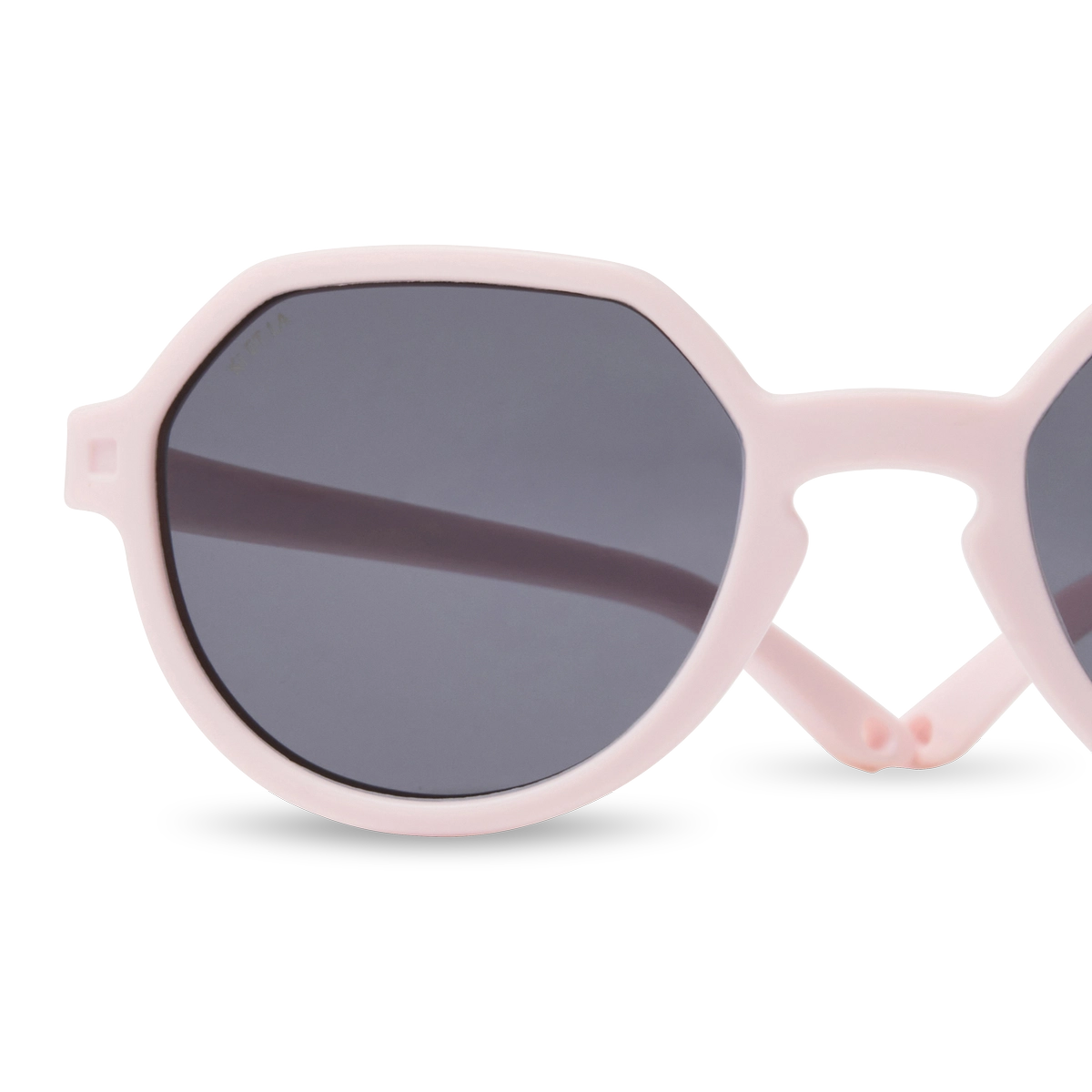 packshot lunettes de soleil enfant oozz rose pale