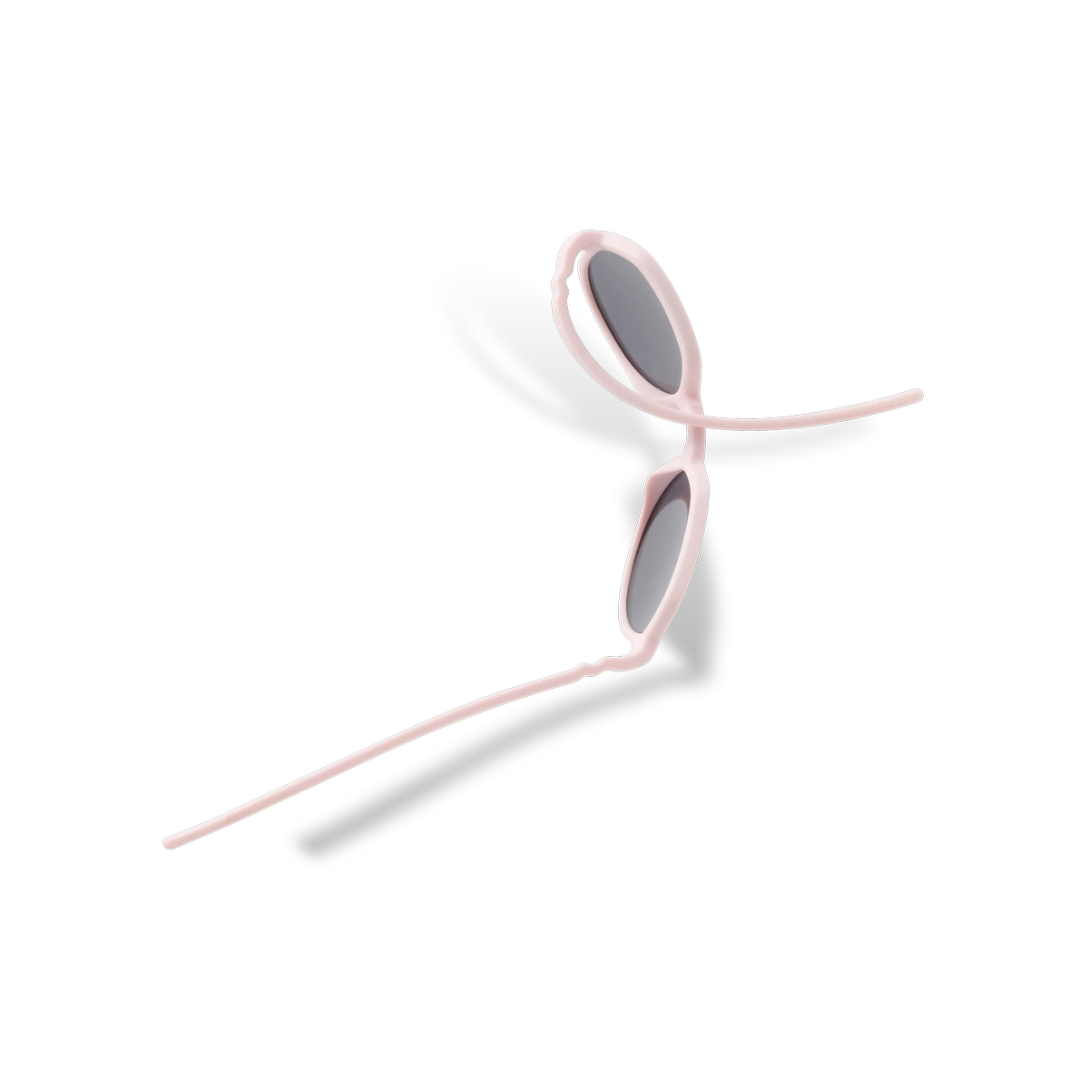 packshot lunettes de soleil enfant oozz rose pale
