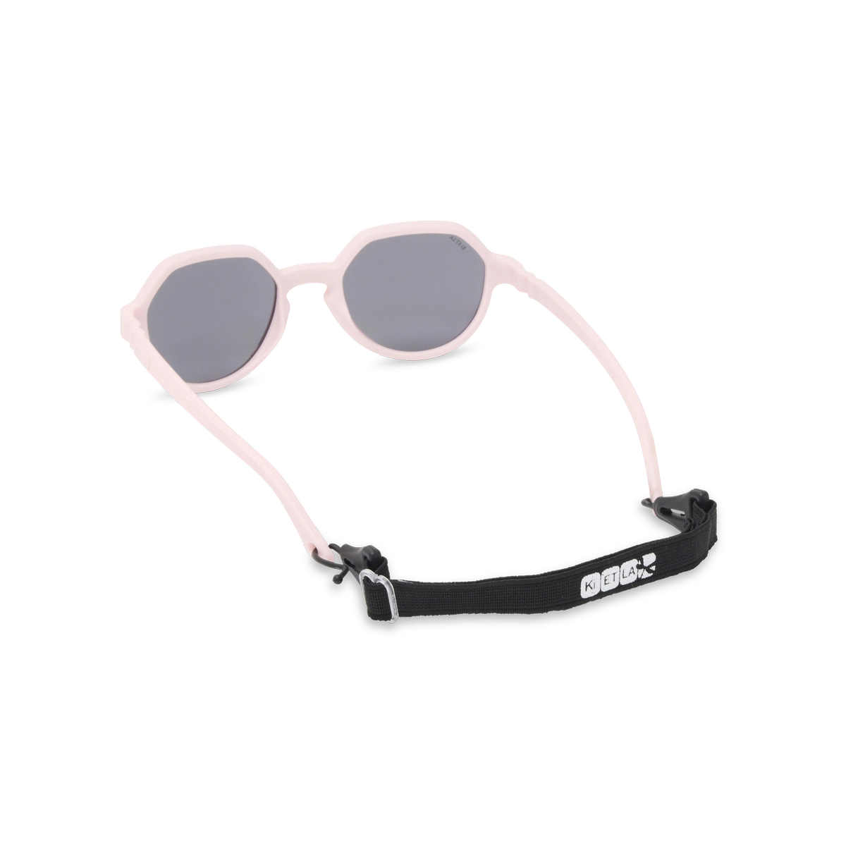 packshot lunettes de soleil enfant oozz rose pale