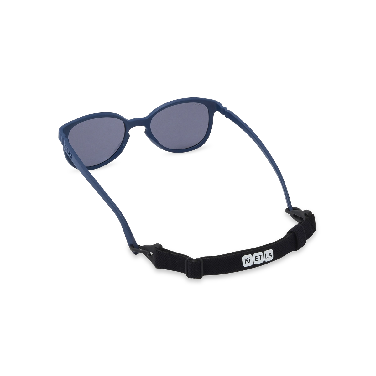 Packshot lunettes de soleil enfant bébé wazz bleu denim