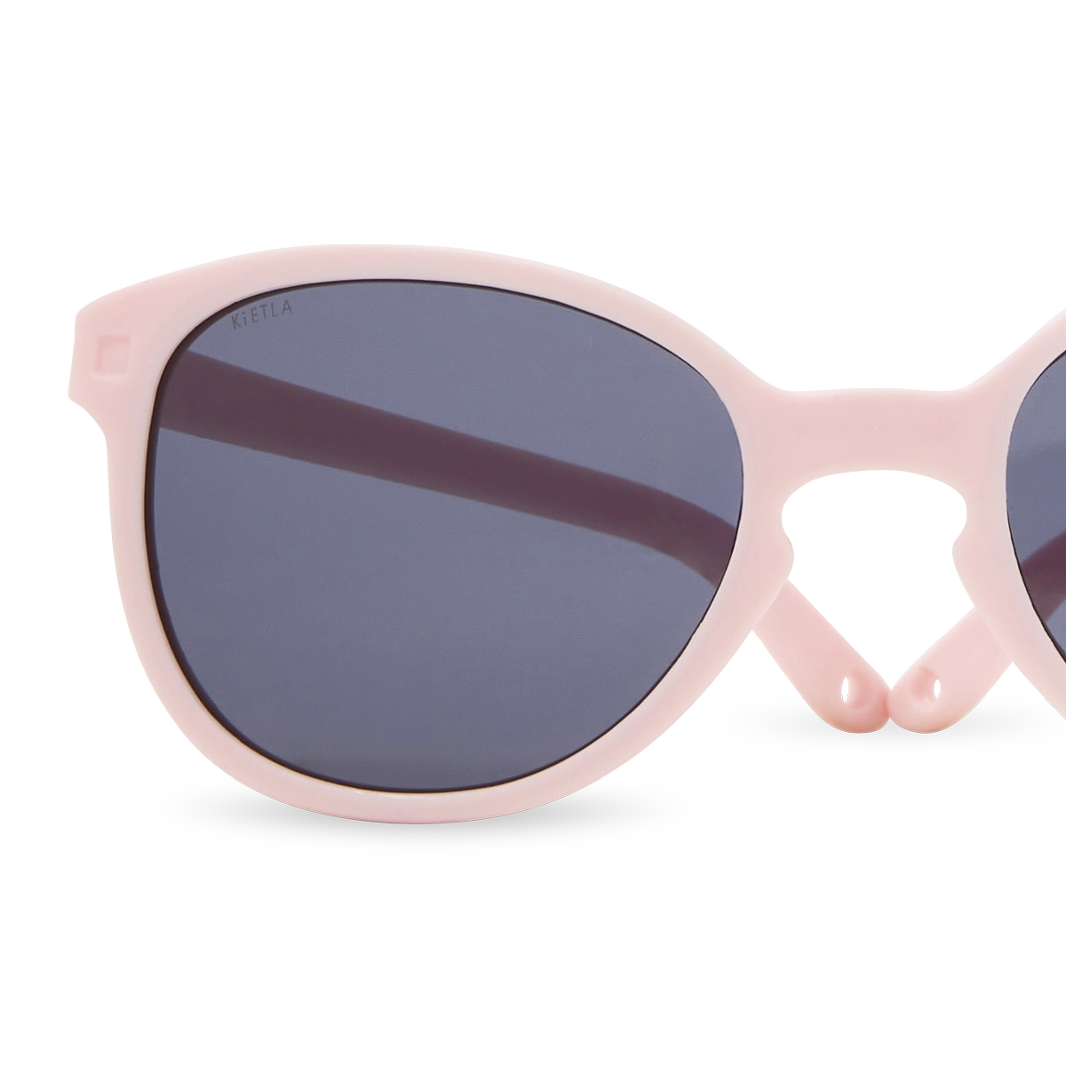 Packshot lunettes de soleil enfant bébé wazz rose pâle