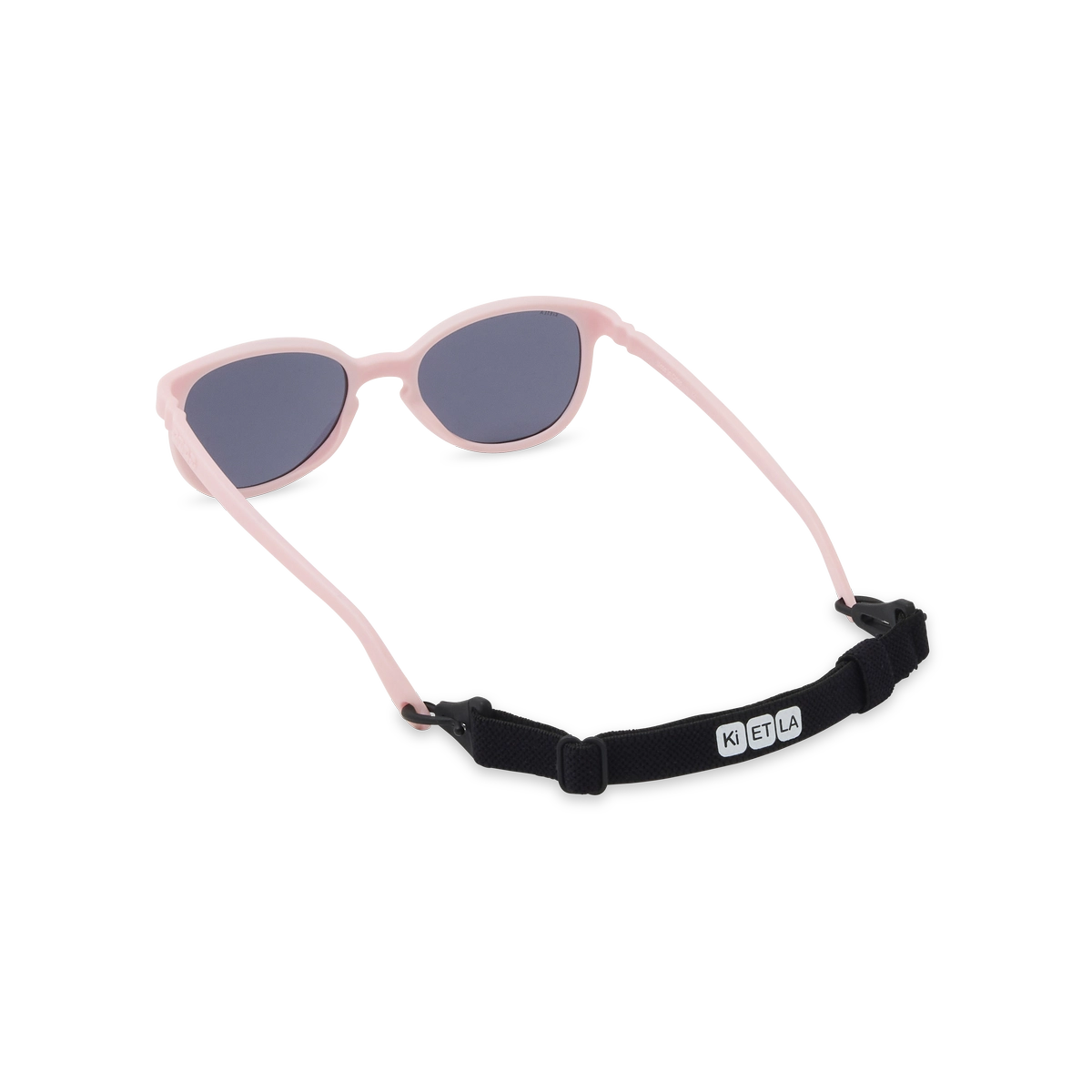 Packshot lunettes de soleil enfant bébé wazz rose pâle