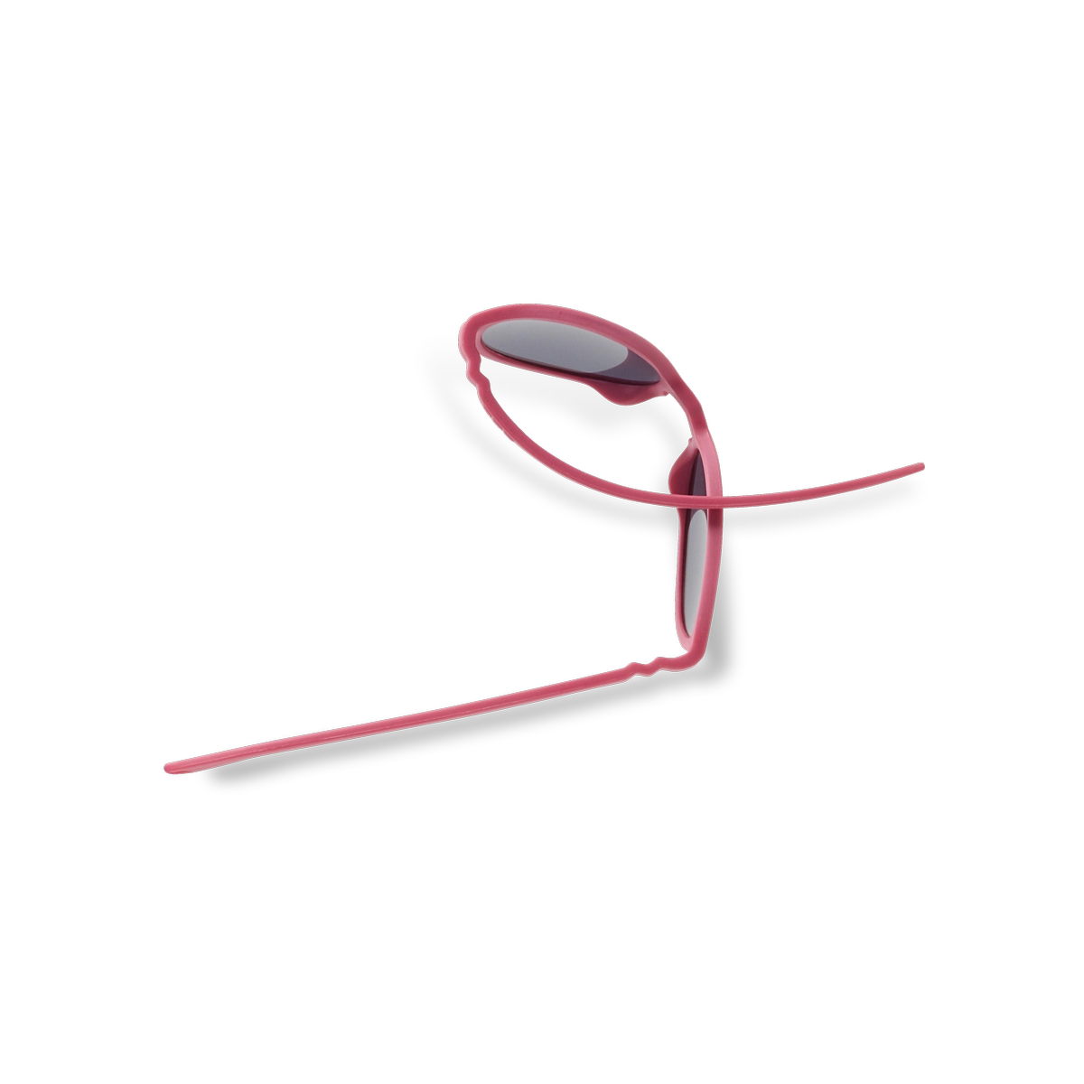 packshot lunettes de soleil enfant wazz framboise